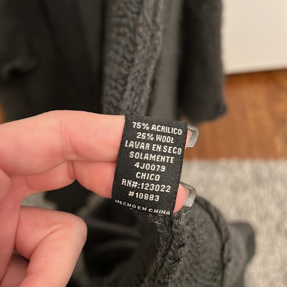 Cecico Knit Cardigan w/ Fur Trim - Picture 7 of 8